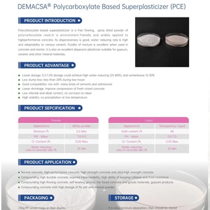 Superplastifiant Polycarboxylate PCE Réducteur d'<span class=keywords><strong>Eau</strong></span> P-308G pour Béton - Product Image 6