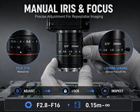 2/3 Zoll 16MP Weitwinkel-FA-Objektiv mit C-Mount für Produktionslinien, Industriequalität, professionell, hochwertig, langlebig