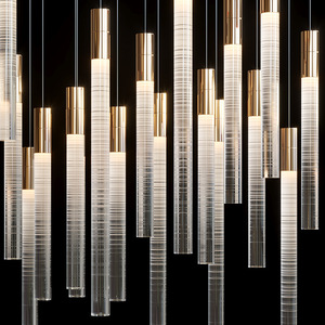 Lustre moderne en cristal LED, éclairage décoratif, lampe suspendue d'intérieur pour salon, hôtel, maison - Product Image 5