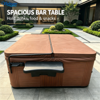 Table de spa extérieure avec tiroir de rangement, table de bar pour boissons, nourriture, collations, accessoires de spa, OEM ODM, vente en gros