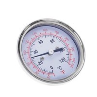 HUBEN-termómetro dial de 63mm con sonda para ahumador, parrilla, barbacoa, Hypersynes, estufa de casa, botella de agua, termómetro bimetálico