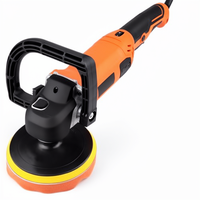 Kit de polisseuse rotative électrique Protmex 1600W 6 pouces avec 8 vitesses variables, poignée détachable pour le polissage/le cirage des voitures et des bateaux
