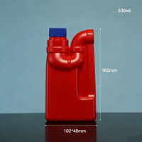 Bouteille vide de 500 ml pour agent de dragage de canalisations, déboucheur de toilettes et d'égouts, désodorisant et stérilisant