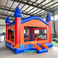 Château gonflable coloré en PVC pour l'extérieur et l'intérieur