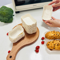 Papier de cuisson double face en silicone antiadhésif, résistant à la chaleur, sans odeur, recyclable, pour moules à gâteaux, personnalisable pour aliments