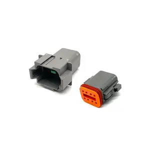 Deutsch-conector de cable eléctrico para coche, kit de enchufe de la serie DT, impermeable, DT06-2S 3S, 4S, 6S, 8S, 12S/DT04-2P, 3P, 4P, 6P, 8P
