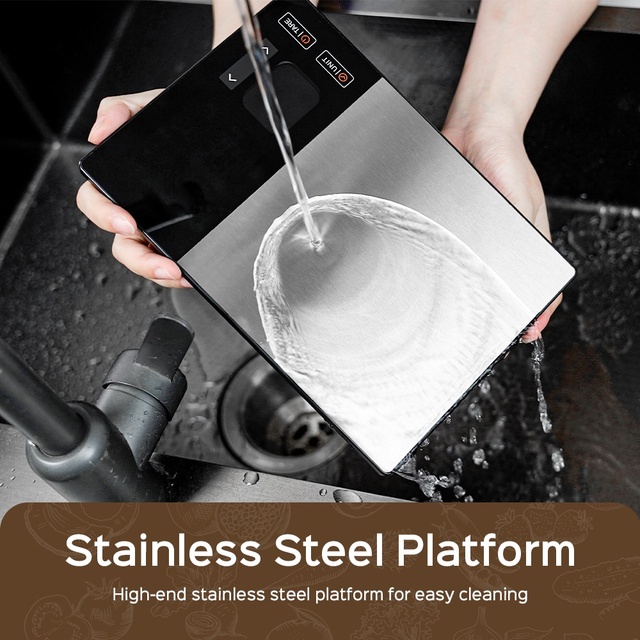 Wholesale Digital Stainless Steel Kitchen Scale 5kg Capacity Highly Accurate Household Multifunction Smart Food Scale