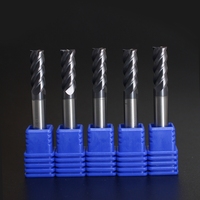 Fraise en bout en carbure monobloc revêtue d'AlTin à 4 cannelures Zcc GM-4E-D6.0 avec tige de 50mm 100% CNC d'origine