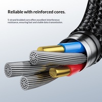 Kabel Data Pengisian Cepat 120W Lintas Batas Dual Type-C Transfer Data 6A Cocok untuk Laptop 15/16 Ponsel Ios