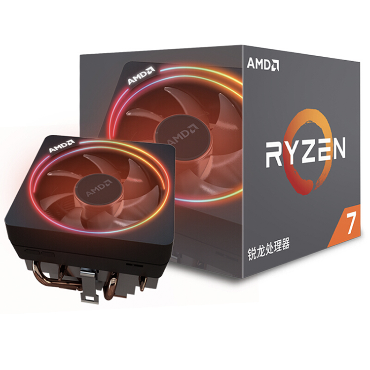 Used AMD Ryzen 7 2700X CPU, 8-Core 3.7GHz for AM4 Socket, 32MB