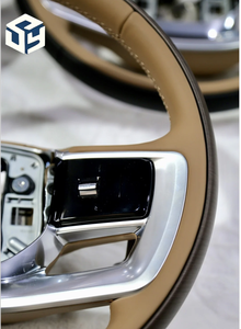 <span class=keywords><strong>Volante</strong></span> de Fibra de Carbono para Land Rover, para Range Rover, Range Rover Velar Sport, <span class=keywords><strong>Volante</strong></span> de Fibra de Carbono con Cuero Blanco y LED - Product Image 3