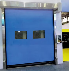 Puertas enrollables de PVC de alta velocidad con <span class=keywords><strong>cremallera</strong></span> rápida de reparación automática de alta calidad, puertas enrollables aisladas para refrigerador y congelador - Product Image 6