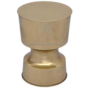 โต๊ะกาแฟแผ่นอลูมิเนียมทรงกลมตกแต่งด้วยหินอ่อนสีเทารูปทรงกลม - Product Image 2