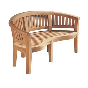 Bancas de Jardín Modernas de Madera Maciza para Uso en Parques, Muebles de Exterior - Product Image 2