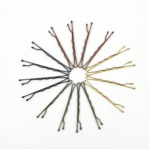 กิ๊บติดผมโลหะขนาดเล็ก100ชิ้นหมุดบ๊อบบี้สีทองการ์ดสีน้ำตาลปิ่นปักผมลวดขนาด5ซม. เครื่องประดับกิ๊บติดผมของผู้หญิง - Product Image 2