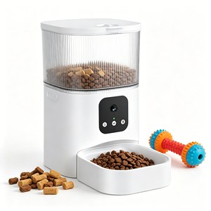 Home Use Smart Pet Feeder Distributeur Automatique Multi Settings Automatic Pet Feeder Easy Maintenance Pet Bowls & Feeders - Product Image 1