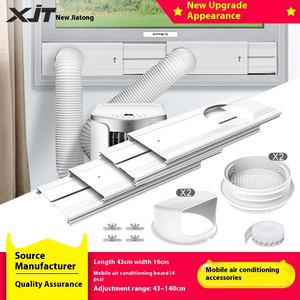 Juego de parabrisas de escape de CA <span class=keywords><strong>universal</strong></span> para uso doméstico móvil, <span class=keywords><strong>placa</strong></span> de sellado de interfaz de <span class=keywords><strong>ventana</strong></span> de doble orificio Manual, <span class=keywords><strong>aire</strong></span> móvil de plástico - Product Image 5