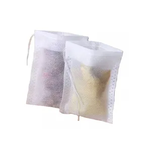 Witte Kleur Wegwerp Thee Filter Zakken Theezakje Verpakking Fiber Non Woven Theezakjes