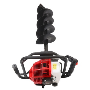 62cc Gasoline Ground <b>Drilling</b> Machine High Productivity Pit Digger Tree Planting Hole Digger 62cc Earth <b>Auger</b> for Garden Farm - Product Image 1