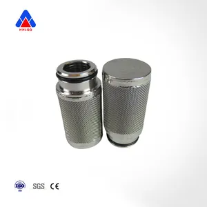 Sintered candle tube filter stainless steel sintered mesh with threaded interface for dust filter stainless steel filter