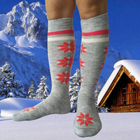 Chaussettes professionnelles en laine mérinos chaudes longues et épaisses chaussettes de randonnée d'hiver de ski de neige