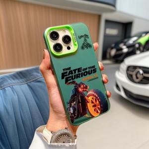 Funda para Teléfono Móvil con Diseño de Motocicleta para 17 Pro Max, con Galvanoplastia y Función Antihuellas - Product Image 2