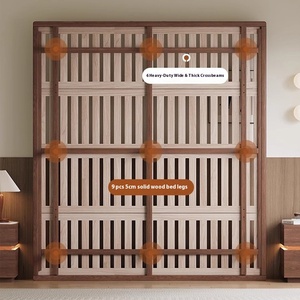 <span class=keywords><strong>Lit</strong></span> flottant en bois massif simple et moderne 2025 <span class=keywords><strong>Lit</strong></span> nordique en bois <span class=keywords><strong>de</strong></span> frêne blanc avec cadre en hêtre à lattes <span class=keywords><strong>Lit</strong></span> doux sans <span class=keywords><strong>tête</strong></span> <span class=keywords><strong>de</strong></span> <span class=keywords><strong>lit</strong></span> - Product Image 4