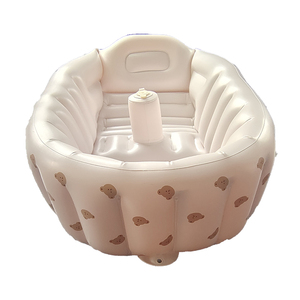 Nuovo design baby water play bear cartoon swim ring infant impara sit big bath pool <span class=keywords><strong>piscina</strong></span> gonfiabile - Product Image 4