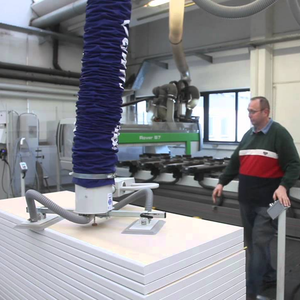 Machine cnc routeur bois contreplaqué Composite porte panneau, tube de levage sous vide avec titrage à 90 degrés - Product Image 3