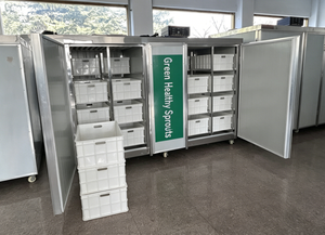 Máquina de Germinación de Brote de Frijol Xindouniang de 4KW, Gabinete Inteligente de Acero Inoxidable con Control de Temperatura y Humedad, 32 Bandejas para Frijol Mungo y <span class=keywords><strong>Alfalfa</strong></span> - Product Image 4