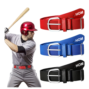 Ceinture de sport ajustable en polyester élastique pour adultes, jeunes et adolescents, pour softball/baseball, avec boucle en alliage – Vente en gros - Product Image 1