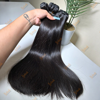 Lots de Cheveux Humains Vierges Alignés Naturellement, Qualité 12A 15A, Lisses Comme des Baguettes, Double Tissage, Origine Vietnamienne, Vente en Gros pour Fournisseurs