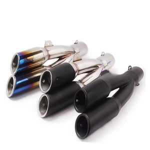 Tubo de Escape Hexagonal Multicolor Personalizado para Autos Deportivos de Alto Rendimiento con Sonido de Carreras - Product Image 1