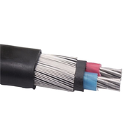 854/ASTM B800 3 * 6AWG Cable plano concéntrico de cobre 0,6/1KV con conductor de aluminio y aislamiento XLPE