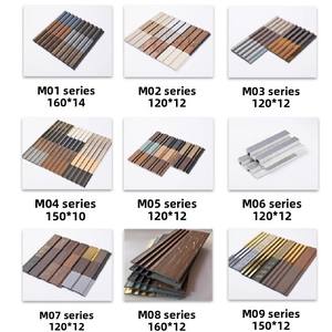 Panneaux muraux en mousse PS ignifuges et résistants à l'humidité personnalisables, motif damassé, <span class=keywords><strong>traitement</strong></span> acoustique, conception graphique, garantie de 3 ans pour - Product Image 3