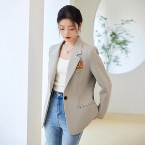 <span class=keywords><strong>Chaqueta</strong></span> Casual de <span class=keywords><strong>Traje</strong></span> para Mujer, Nueva Colección Primavera/Verano, <span class=keywords><strong>Talla</strong></span> <span class=keywords><strong>Grande</strong></span>, Blusa Elegante y Holgada para Mujer, Estilo Profesional - Product Image 3