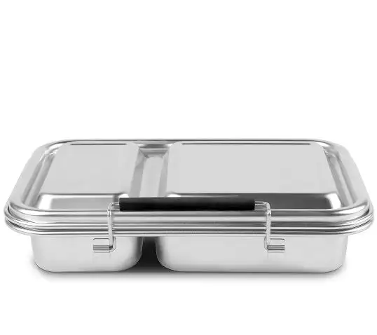 Aohea trẻ em thực phẩm lưu trữ container hộp bento hộp đựng thức ăn kim loại hộp cơm trưa 304 thép không gỉ Hộp Ăn Trưa