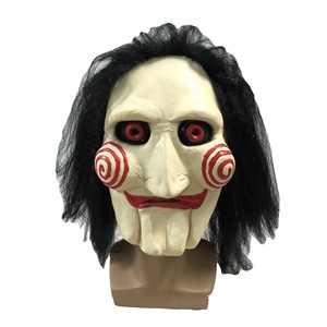 Tùy Chỉnh Đầy Đủ Đầu Mặt Nạ Cho Movie 'Saw' Bất Vui <span class=keywords><strong>Latex</strong></span> Cho Halloween Đảng Cosplay Mô Phỏng Phim Nhân Vật - Product Image 2