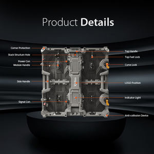 تأجير مرحلة الخدمة الأمامية شاشة LED داخلية خارجية Pantalla مع إضاءة LED فيديو للحفلات الموسيقية بألوان كاملة تأجير P3 - Product Image 3