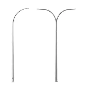 6M 8M 10M 12M AluminumStainless steelGalvanized Steel Street Light Pole Tapered Road Light Poles Lamp Pole Post Supplier (7)