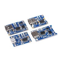 Module de charge de batterie au lithium TP4056 Type-C Micro Mini 5V1A 18650 avec protection, double fonction 1A Li-ion