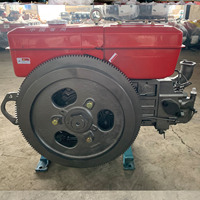 Motor Diésel Tengka ZS1100 con Arranque Eléctrico de 20-25 HP, Bomba de Agua para Uso Agrícola