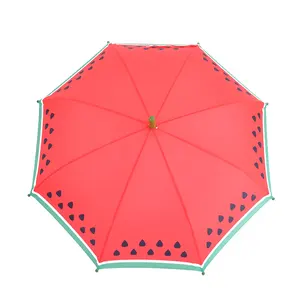 Kunden spezifisches Design Wassermelone Kinder Regenschirm machen Sie im Sommer cool