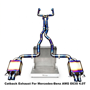 Vortex Thermal-Efficient Burnt Titanium <b>Exhaust</b> System For Mercedes-Benz AMG E63S 4.0T 2016-2024 - Product Image 1
