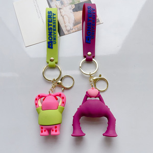 Llaveros 3D <span class=keywords><strong>de</strong></span> Dibujos Animados, Lindos Monstruos <span class=keywords><strong>de</strong></span> la Universidad, Diseño <span class=keywords><strong>de</strong></span> Mike <span class=keywords><strong>Sullivan</strong></span>, Llavero Promocional Anticaída para Bolsos, Colgante - Product Image 3