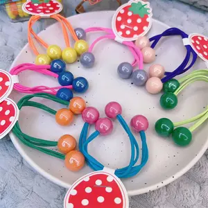 Mylulu קריקטורה scrunchies שיער מבריק אבזרים טבעת גמישות שיער רצועת שיער ילדים בנות נשים נשים נשים ניילון כדור