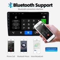 Écran tactile GPS Android 7/9/10,1 pouces pour voiture, navigation Android, 8 cœurs, interconnexion sans fil Carplay, FM, HD IPS, WIFI, 4G, moniteur Android