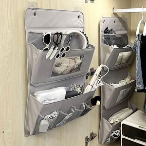 Wardrobe Storage Hanging Bag Closet Organizers for Upper Storage <b>Wall</b> <b>Mounted</b> <b>Shelf</b> for Underwear Storage - Product Image 4