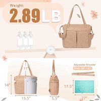 Sac à dos de voyage grande capacité personnalisé, imperméable en nylon, tendance pour maman, sac à langer pour femme, sac à couches pour bébé