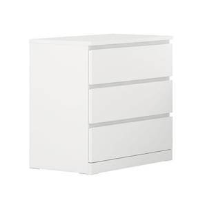 <span class=keywords><strong>Commode</strong></span> moderne à <span class=keywords><strong>3</strong></span> <span class=keywords><strong>tiroirs</strong></span> en bois MDF <span class=keywords><strong>blanc</strong></span> Style nordique pour chambre à coucher salon salle à manger ferme-pour maison hôtel - Product Image 1